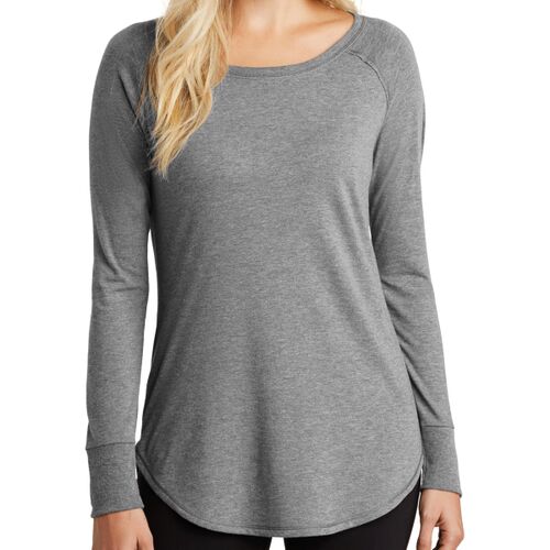 District DT132L Women's Perfect Tri Long Sleeve Tunic Tee Thumbnail